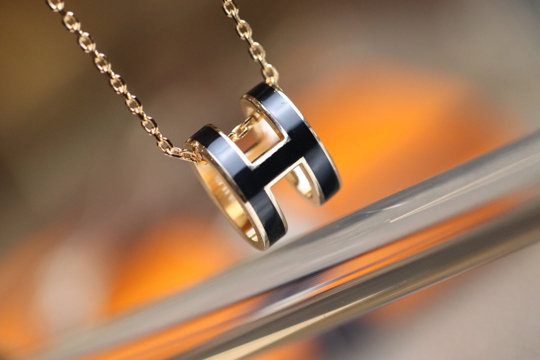 [Elara jewelsry ]POP H PEDANT PINK GOLD