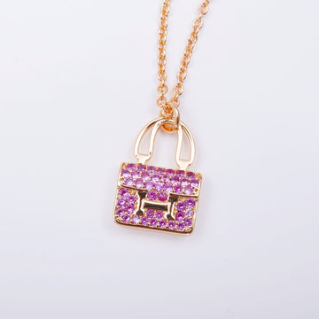 [Elara jewelsry ]CONSTANCE PEDANT PURPLE DIAMOND NECKLACE