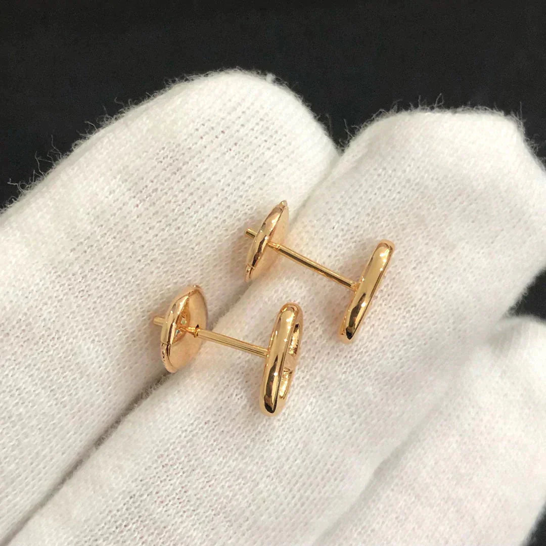 [Elara jewelsry ]CHAINE SMALL EARRINGS GOLD AND SILVER