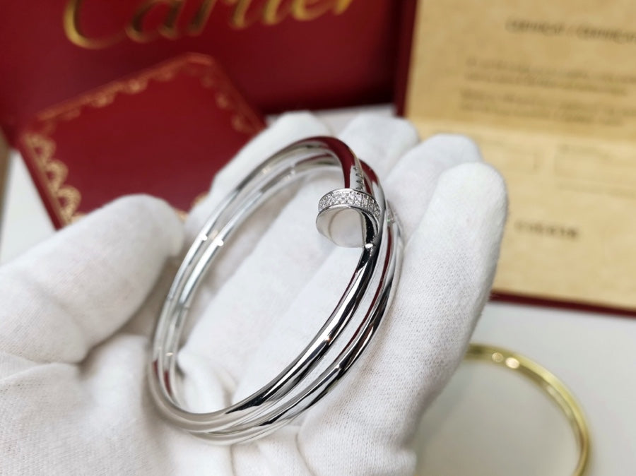 [Elara jewelsry ]JUSTE BRACELET 3.5MM DOUBLE ROW DIAMOND
