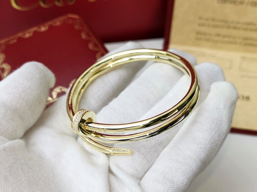 [Elara jewelsry ]JUSTE BRACELET 3.5MM DOUBLE ROW DIAMOND