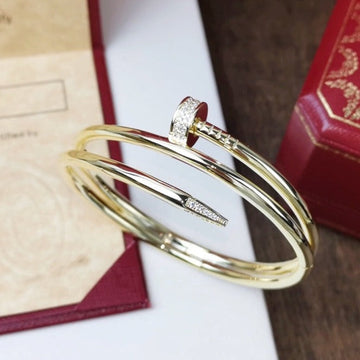 [Elara jewelsry ]JUSTE BRACELET 3.5MM DOUBLE ROW DIAMOND