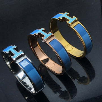 [Elara jewelsry ]H BRACELET BLUE RAINBOW CERAMIC