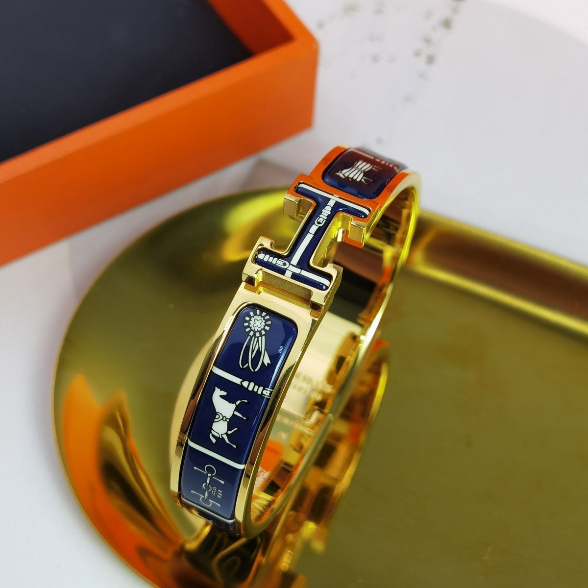 [Elara jewelsry ]H COUVERTURES DARK BLUE BRACELET