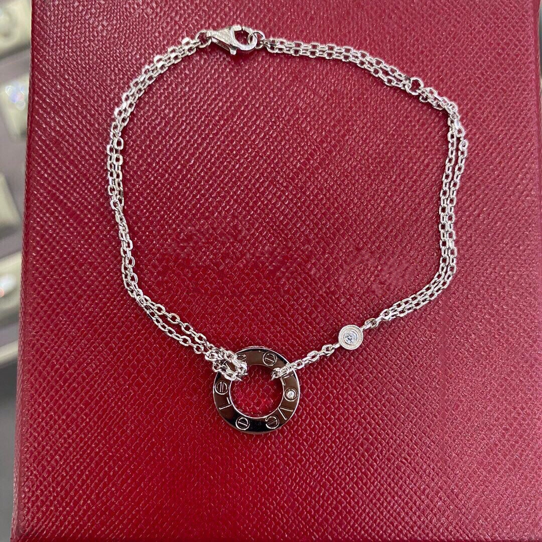 [Elara jewelsry ]LOVE BRACELET 2 DIAMOND