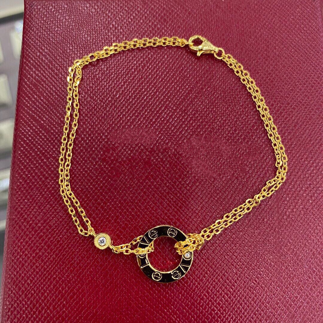 [Elara jewelsry ]LOVE BRACELET 2 DIAMOND
