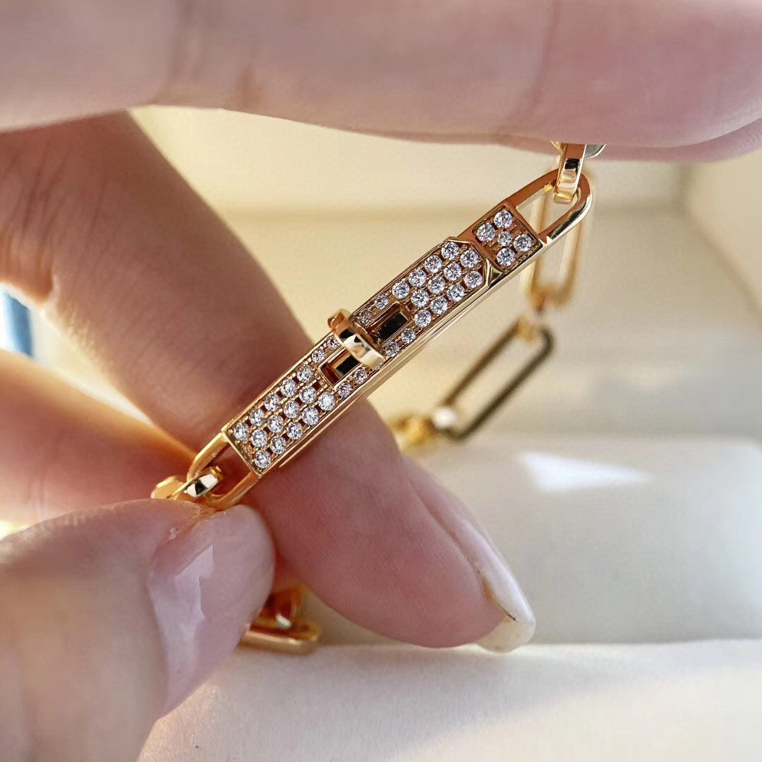 [Elara jewelsry ]CHAINE BRACELET SMALL MODEL DIAMOND