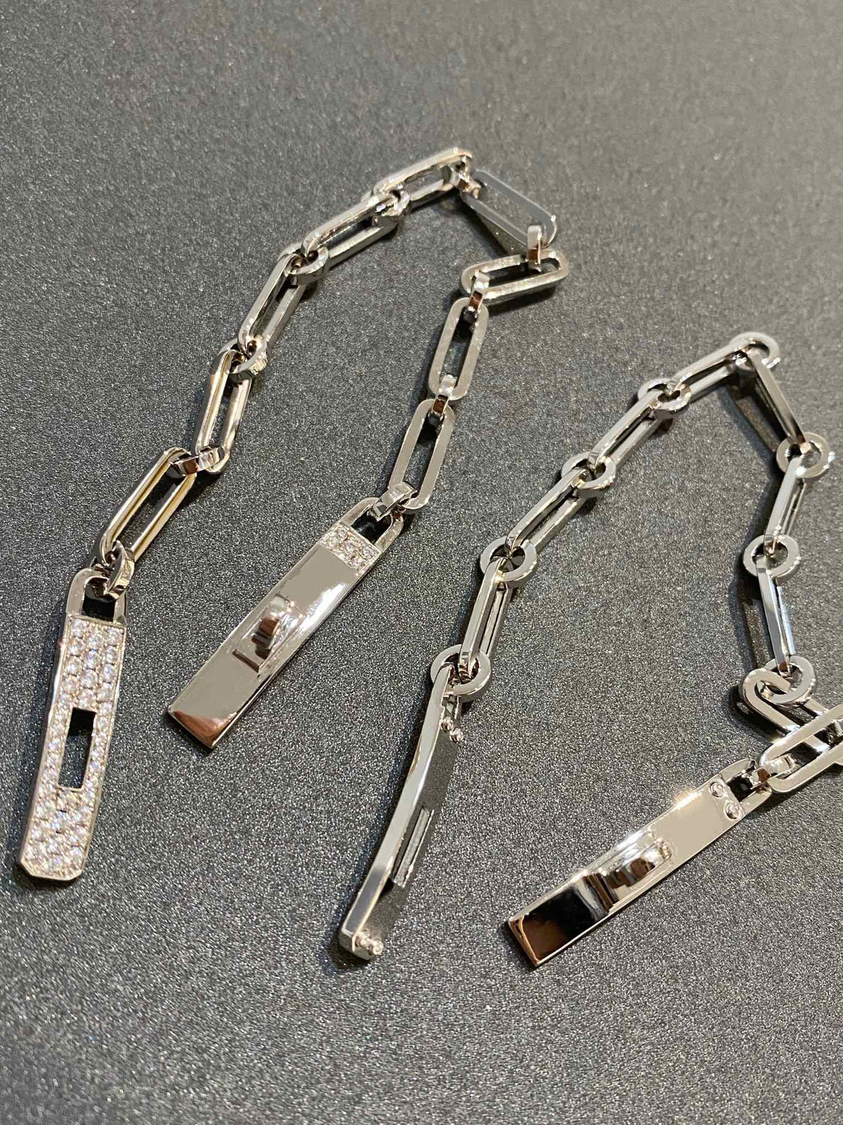 [Elara jewelsry ]CHAINE BRACELET SMALL MODEL DIAMOND