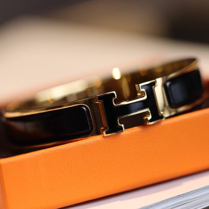 [Elara jewelsry ]H BRACELET 12MM GOLD