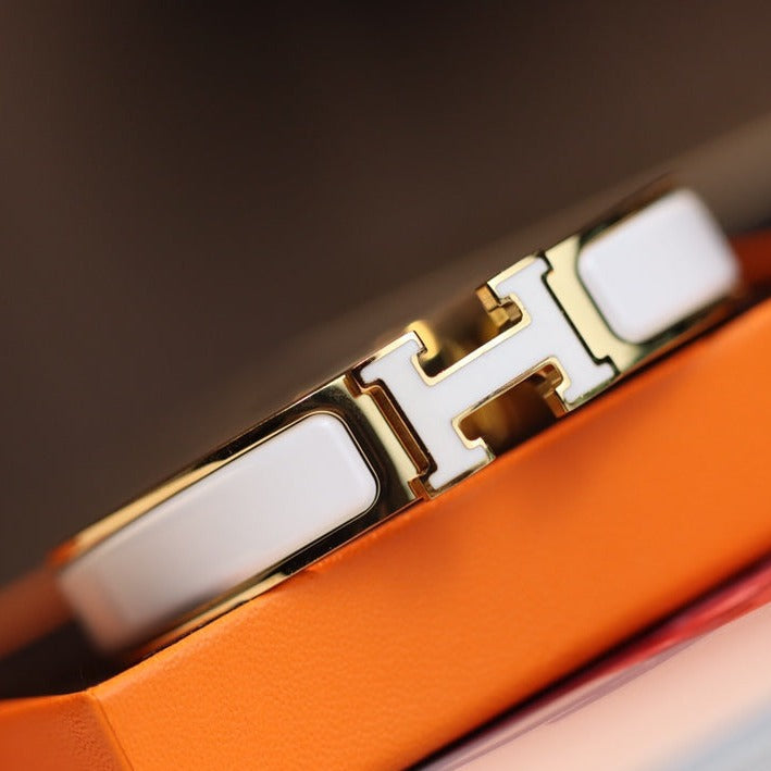 [Elara jewelsry ]H BRACELET 12MM GOLD