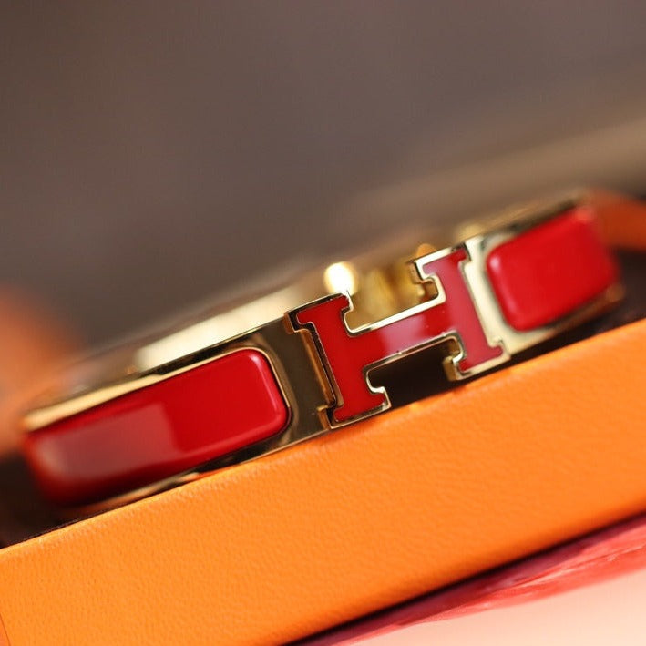 [Elara jewelsry ]H BRACELET 12MM GOLD