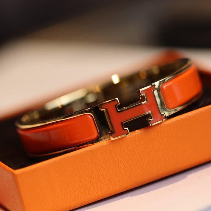 [Elara jewelsry ]H BRACELET 12MM GOLD