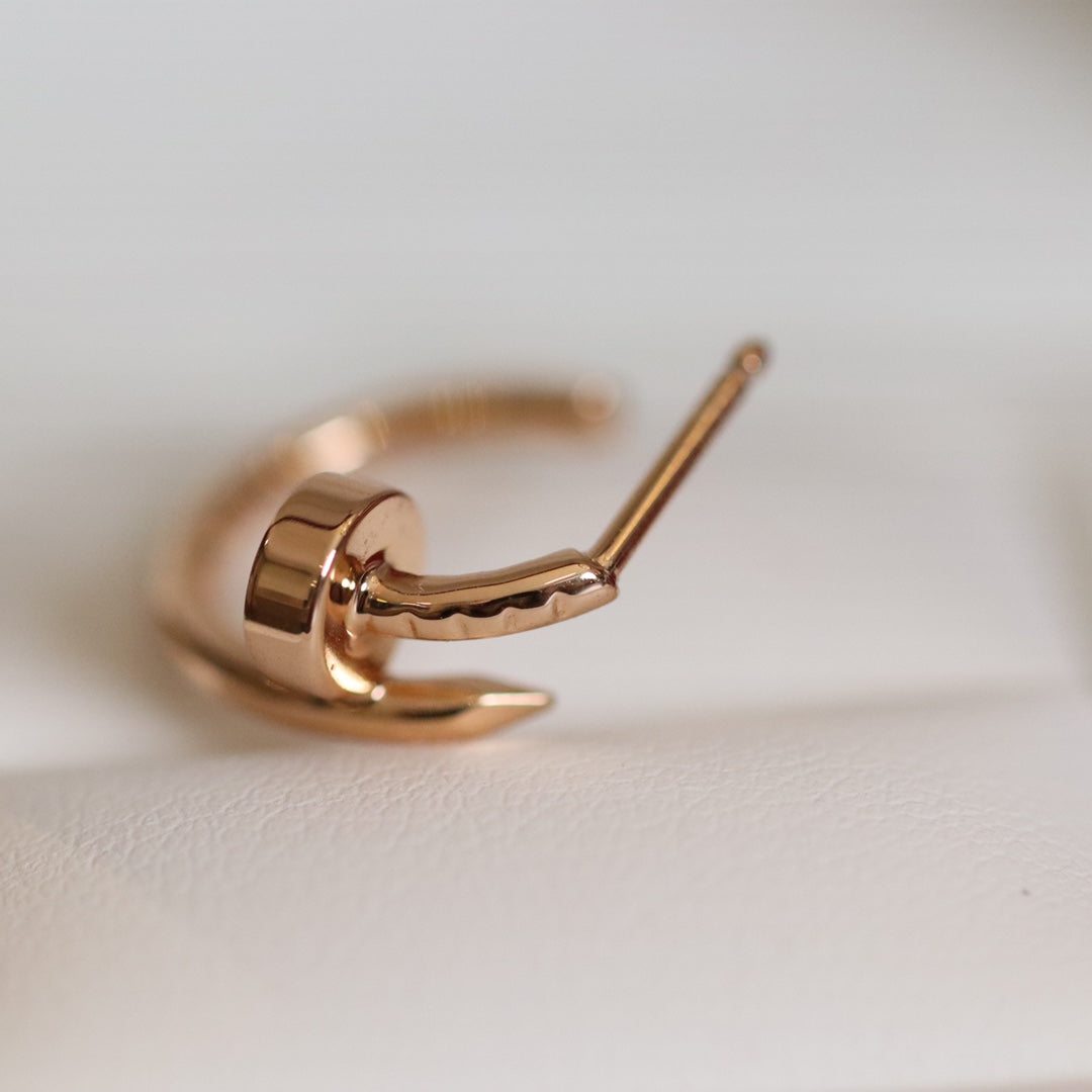 [Elara jewelsry ]JUSTE EARRINGS PINK GOLD