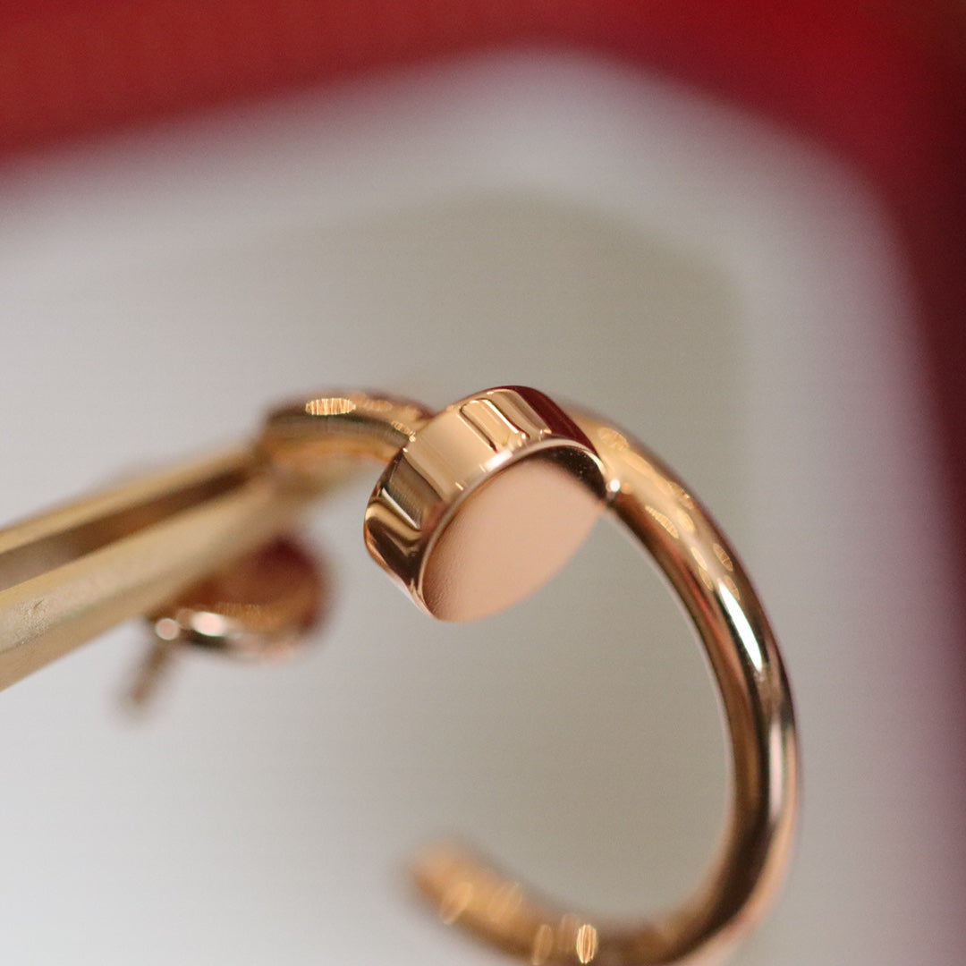 [Elara jewelsry ]JUSTE EARRINGS PINK GOLD