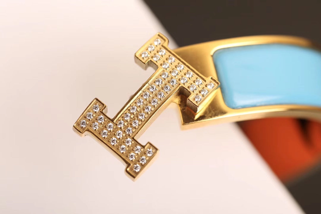 [Elara jewelsry ]H CLOUD BLUE BRACELET GOLD DIAMOND