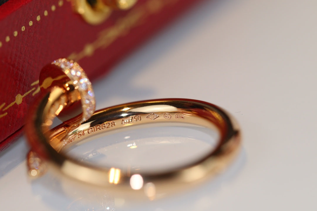 [Elara jewelsry ]JUSTE RING 2.65MM GOLD DIAMOND