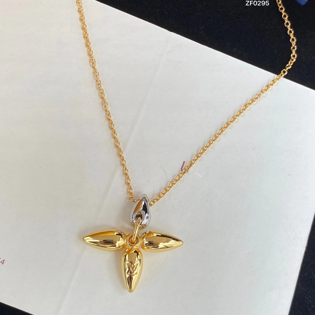 [Elara jewelsry ]LOUISETTE PEDANT GOLD NECKLACE