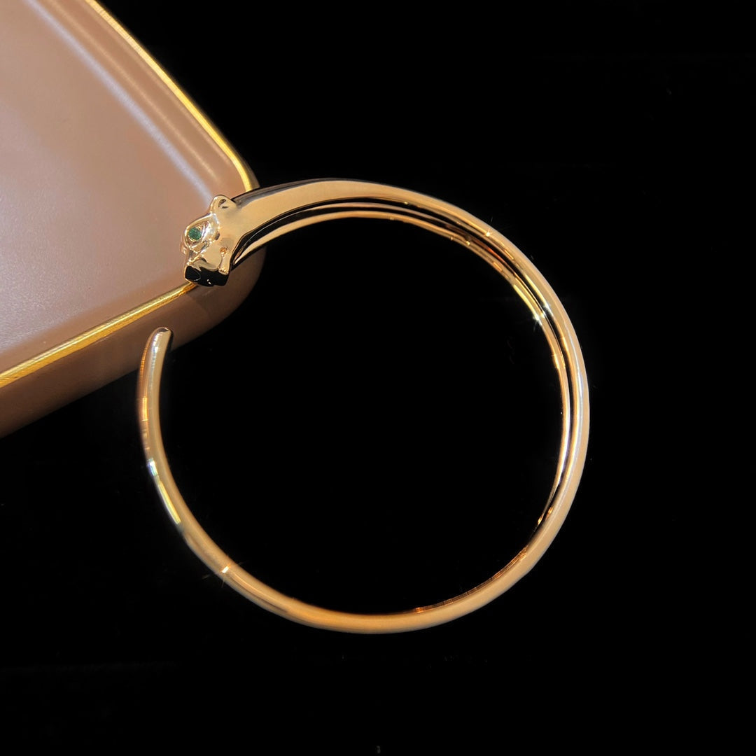 [Elara jewelsry ]PANTHERE GOLD OPEN BRACELET