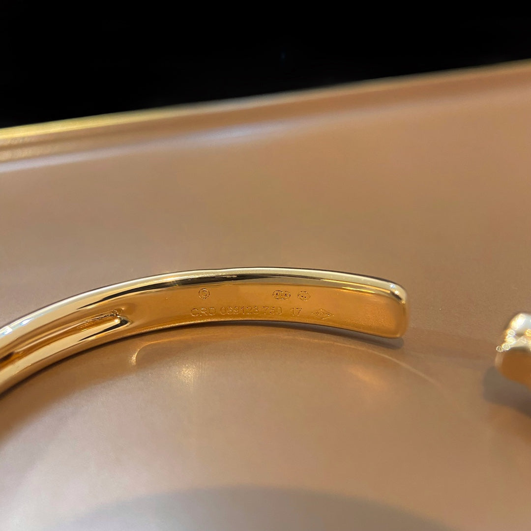 [Elara jewelsry ]PANTHERE GOLD OPEN BRACELET