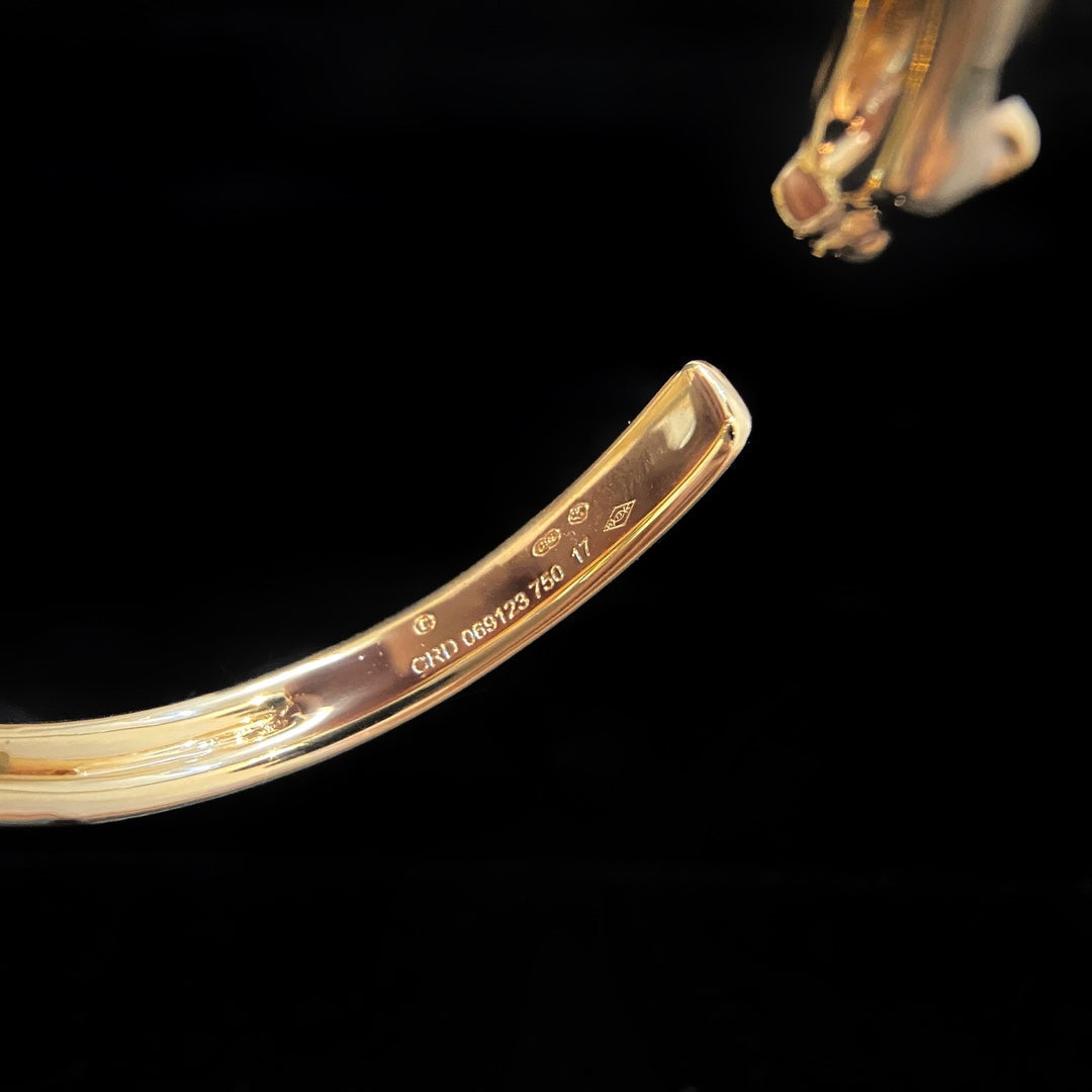 [Elara jewelsry ]PANTHERE GOLD OPEN BRACELET