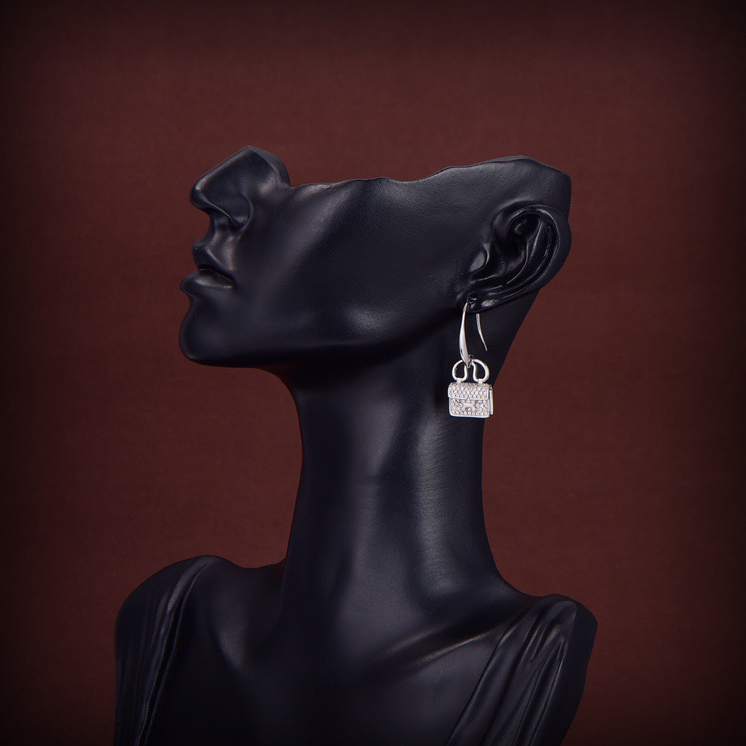 [Elara jewelsry ]KELLY DIAMOND EARRINGS