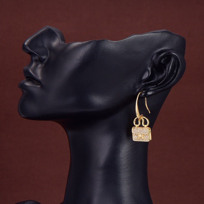 [Elara jewelsry ]KELLY DIAMOND EARRINGS