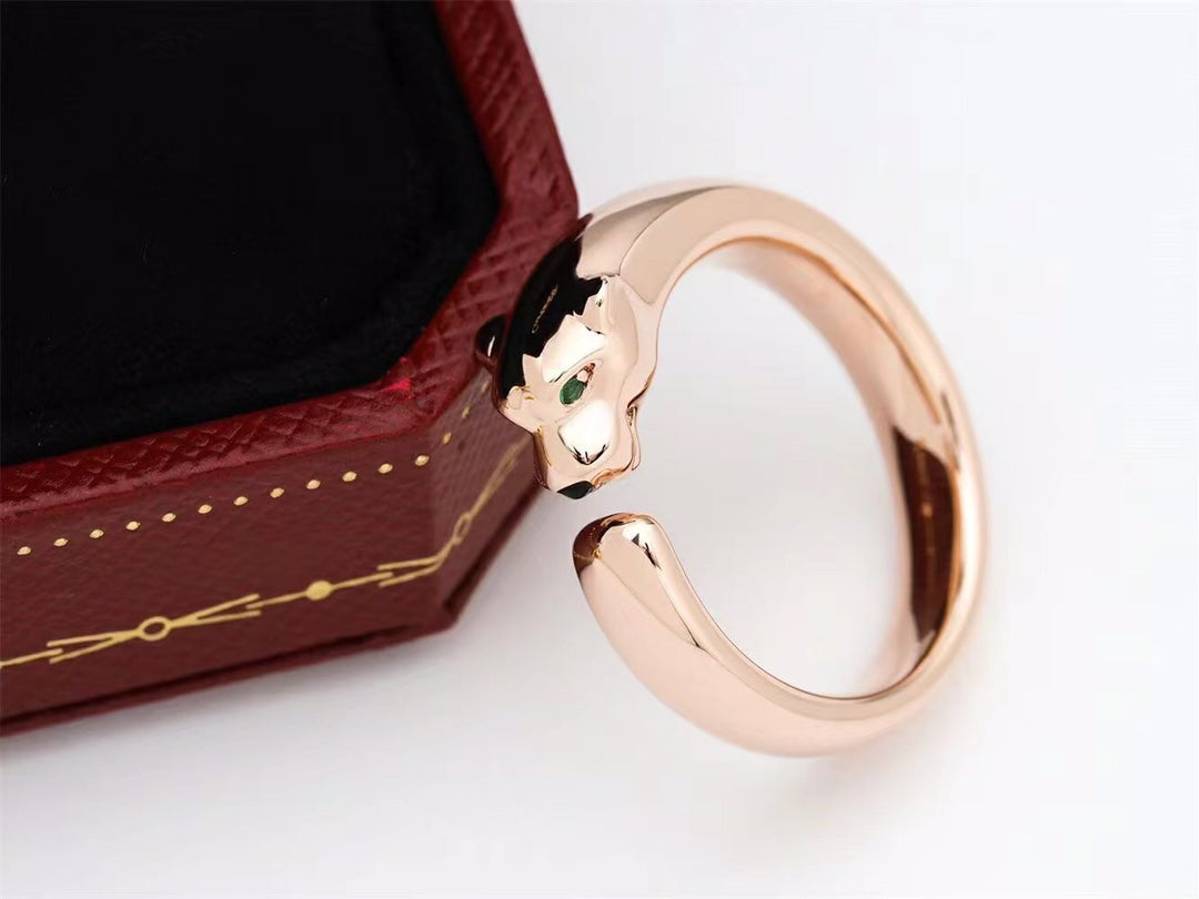 [Elara jewelsry ]PANTHERE PINK GOLD SMALL
