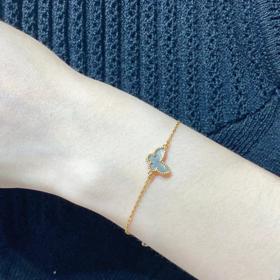 [Elara jewelsry ]BUTTERFLY DARK MOP BUTTERFLY BRACELET