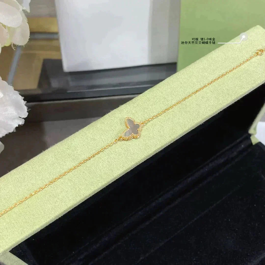 [Elara jewelsry ]BUTTERFLY DARK MOP BUTTERFLY BRACELET
