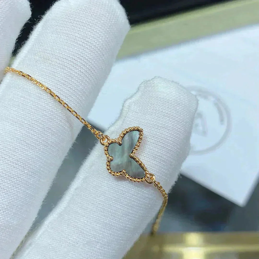 [Elara jewelsry ]BUTTERFLY DARK MOP BUTTERFLY BRACELET