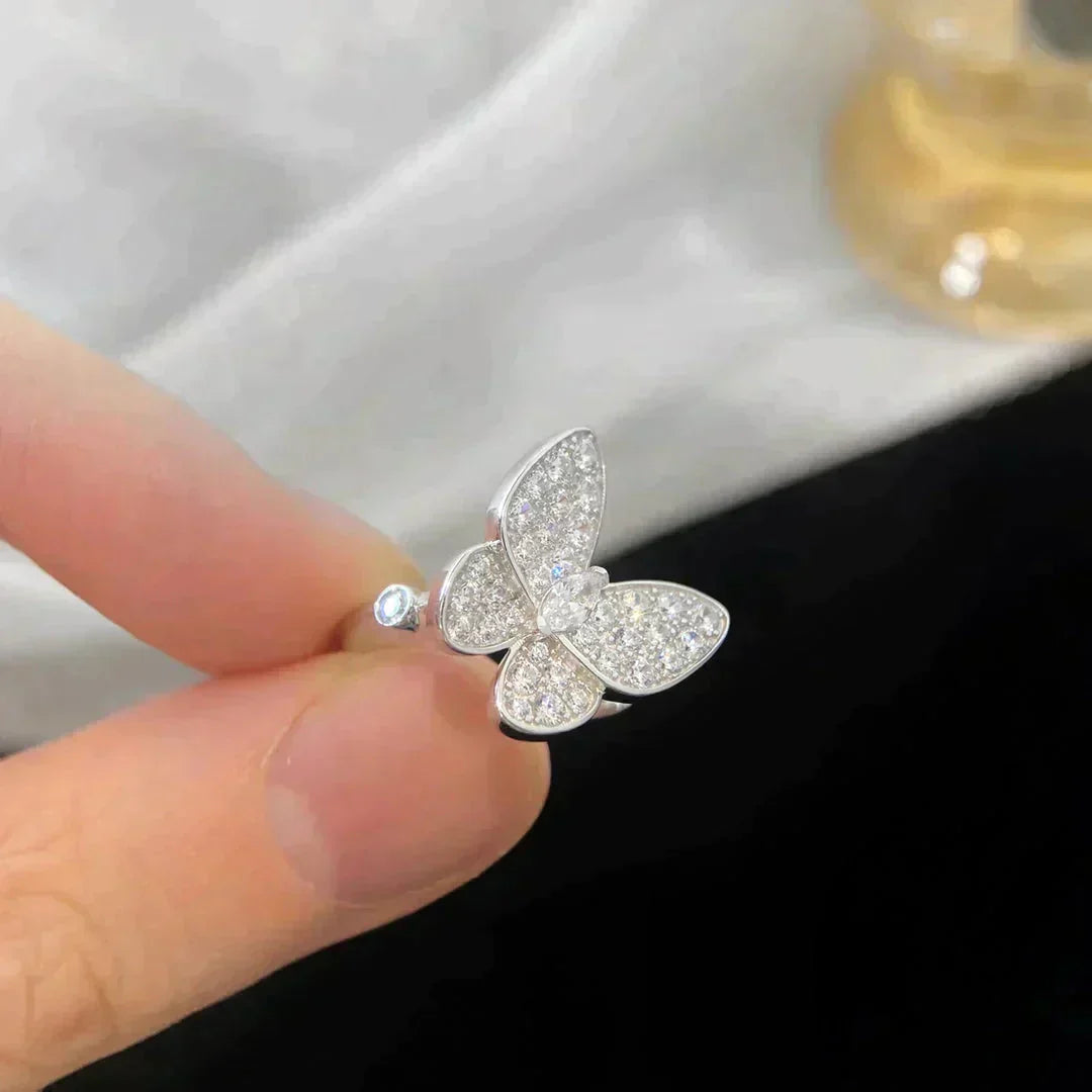 [Elara jewelsry ]BUTTERFLY DIAMOND RING