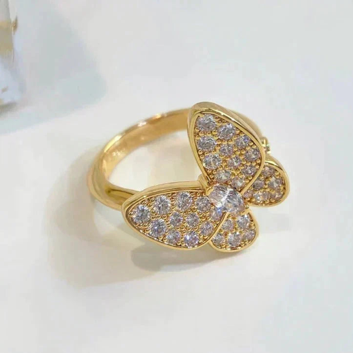 [Elara jewelsry ]BUTTERFLY DIAMOND RING