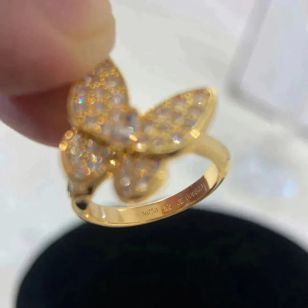 [Elara jewelsry ]BUTTERFLY DIAMOND RING