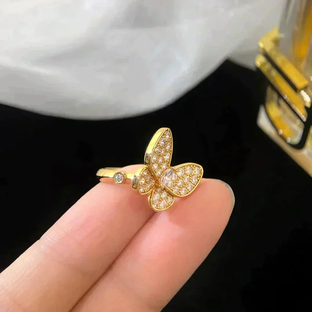 [Elara jewelsry ]BUTTERFLY DIAMOND RING