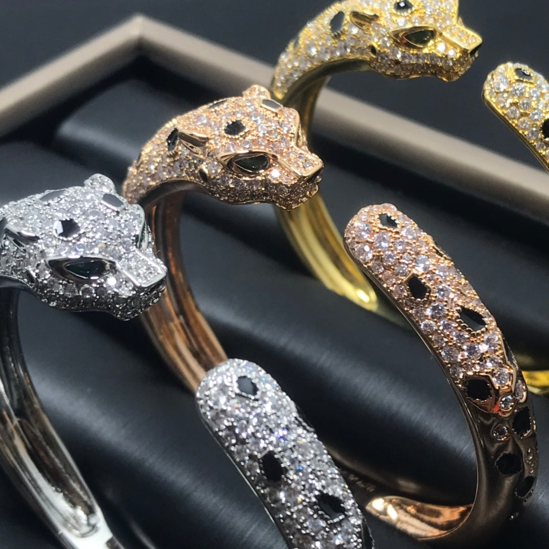 [Elara jewelsry ]PANTHERE BIG BRACELET DIAMONDS