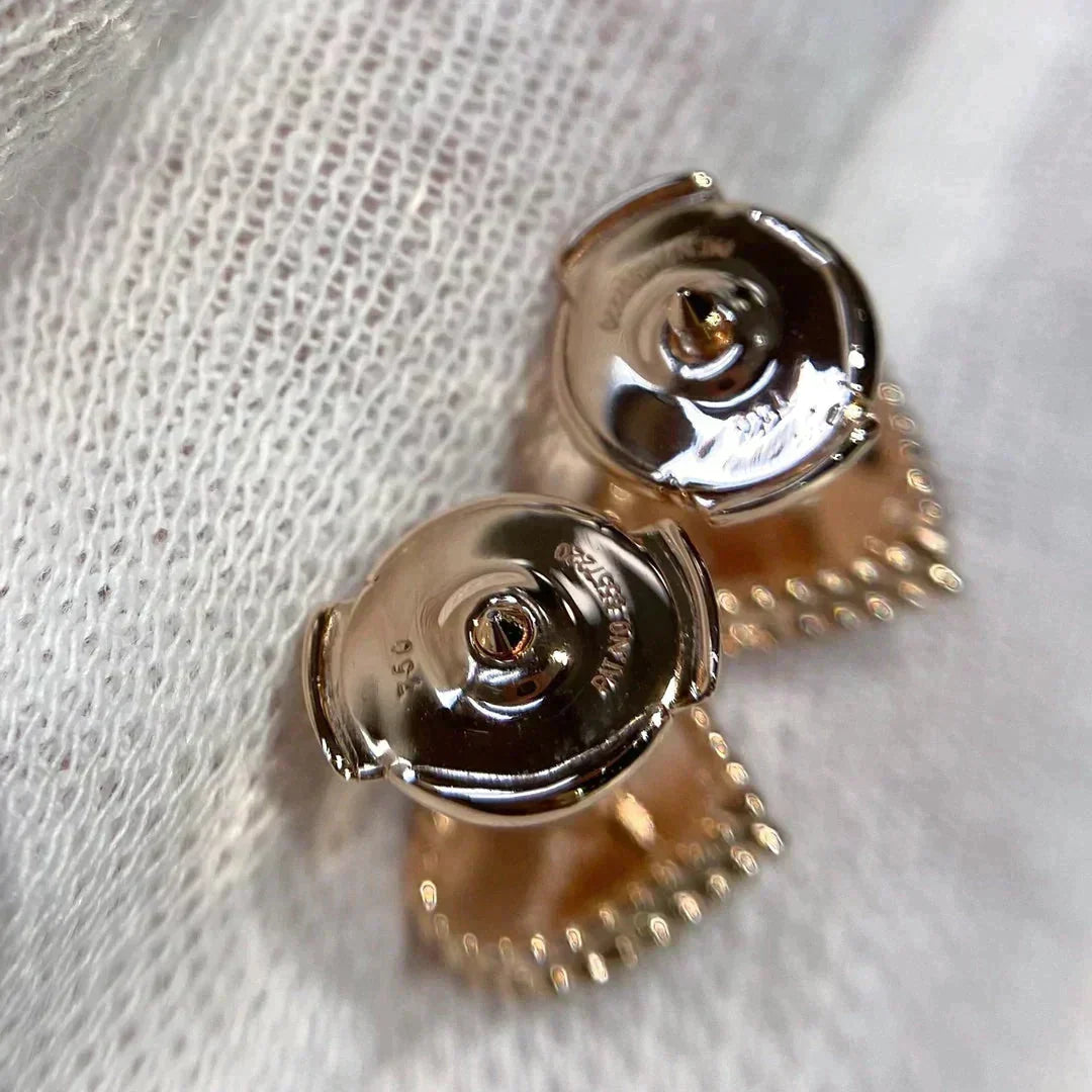 [Elara jewelsry ]HEART CARNELIAN STUD EARRINGS