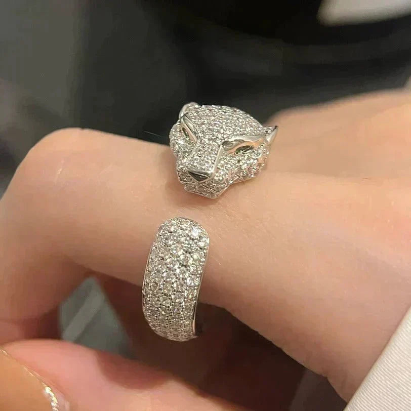 [Elara jewelsry ]PANTHERE 5.5MM ALL DIAMOND RING