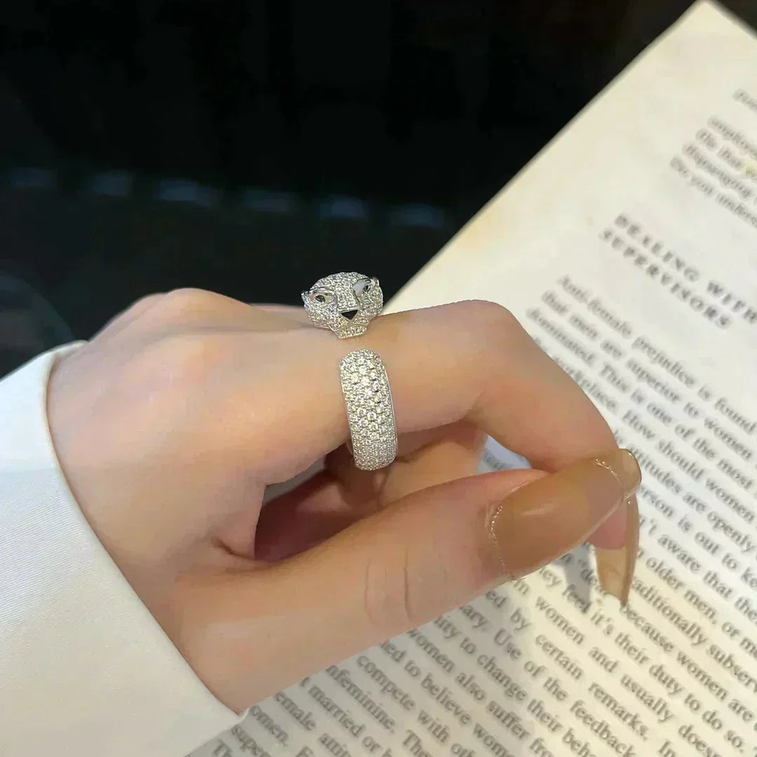 [Elara jewelsry ]PANTHERE 5.5MM ALL DIAMOND RING
