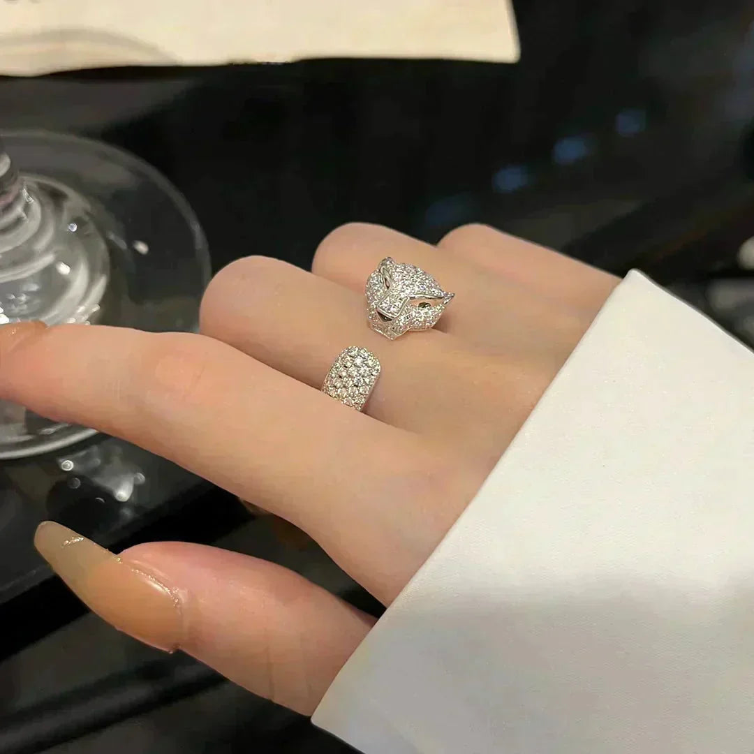 [Elara jewelsry ]PANTHERE 5.5MM ALL DIAMOND RING