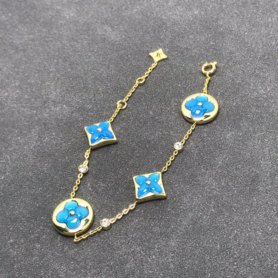 [Elara jewelsry ]STAR AND SUN TURQUOISE 4 MOTIFS 3 DIAMONDS