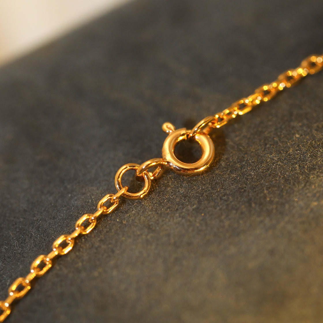 [Elara jewelsry ]SUN PEDANT PINK GOLD 1 DIAMOND NECKLACE