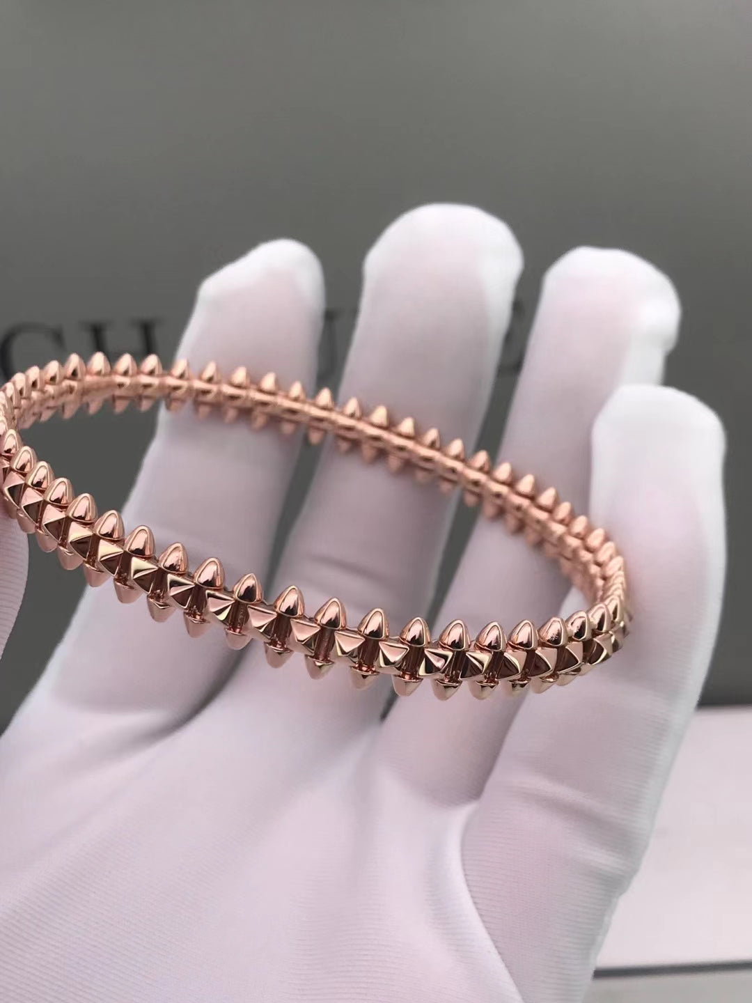 [Elara jewelsry ]CLASH PINK GOLD BRACELET