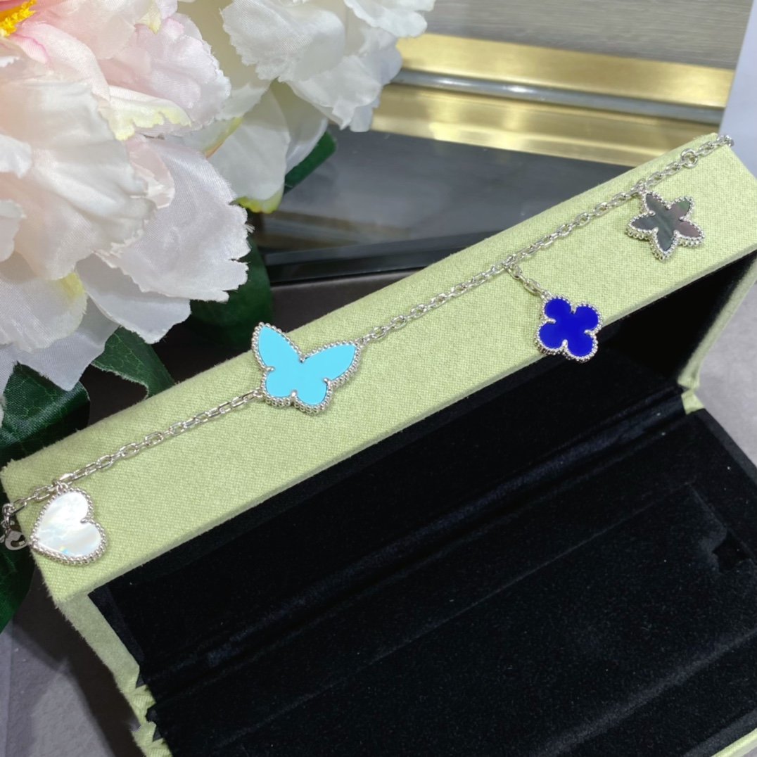 [Elara jewelsry ]LUCKY SPRING SILVER BRACELET 4 MOTIF