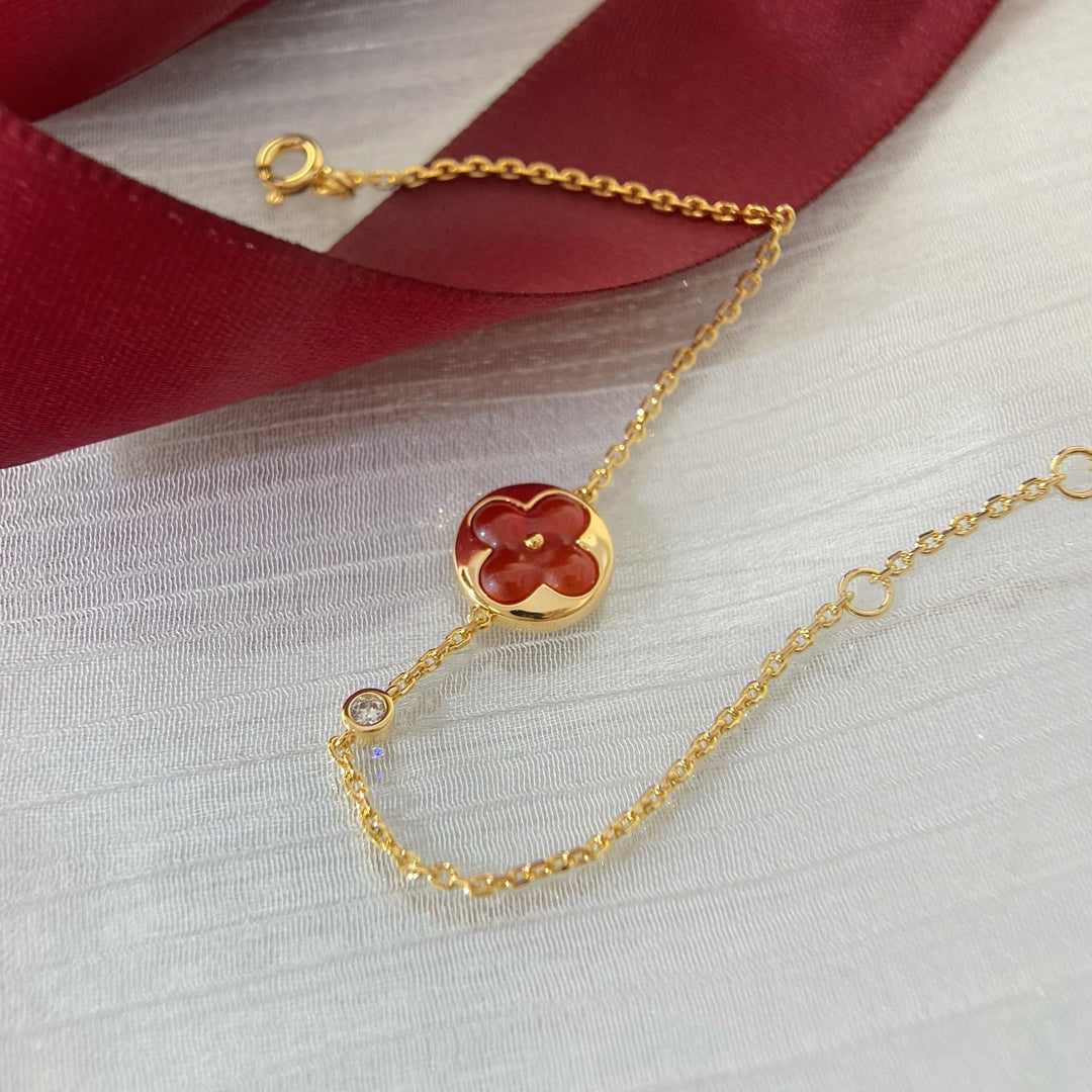 [Elara jewelsry ]SUN PEDANT CARNELIAN BRACELET