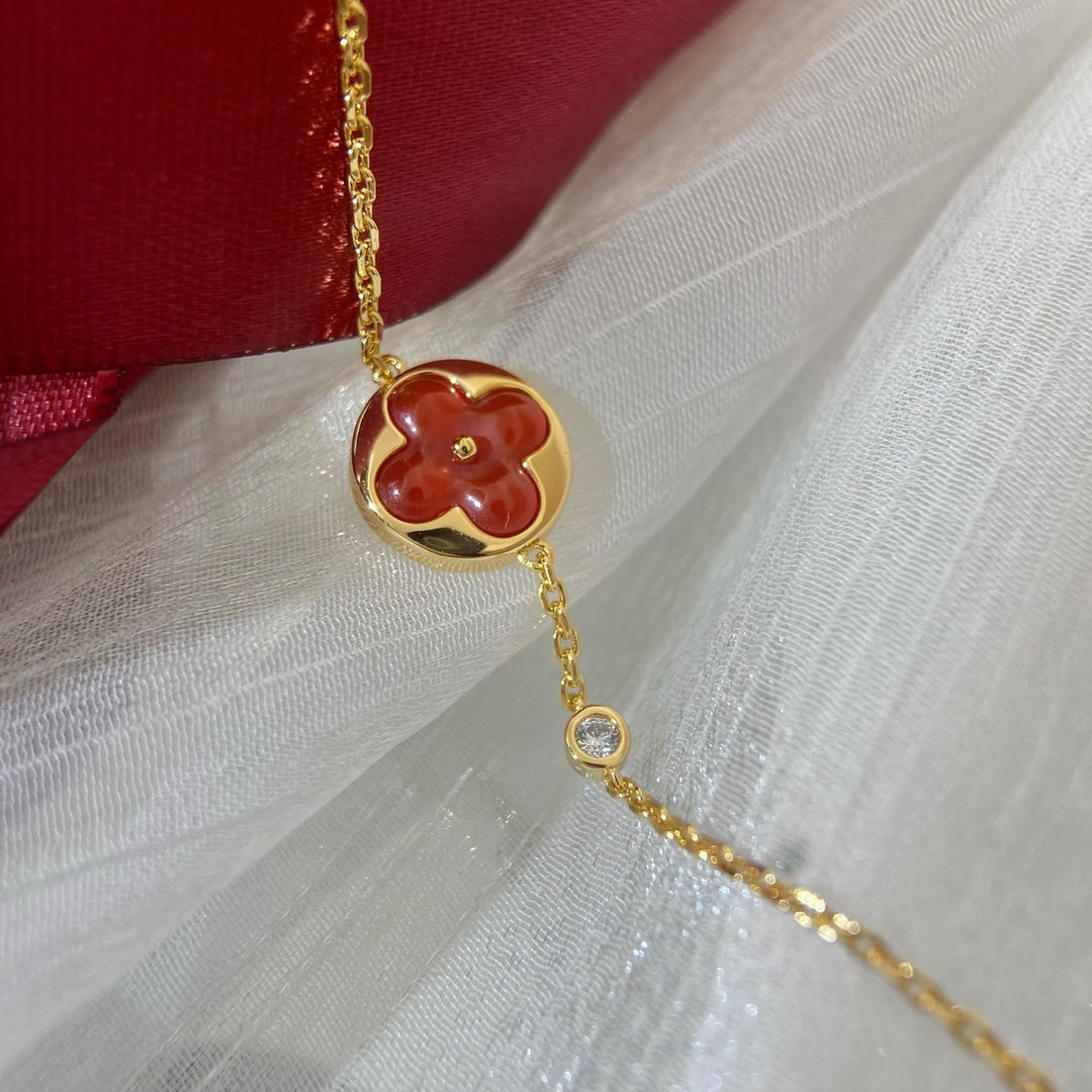 [Elara jewelsry ]SUN PEDANT CARNELIAN BRACELET