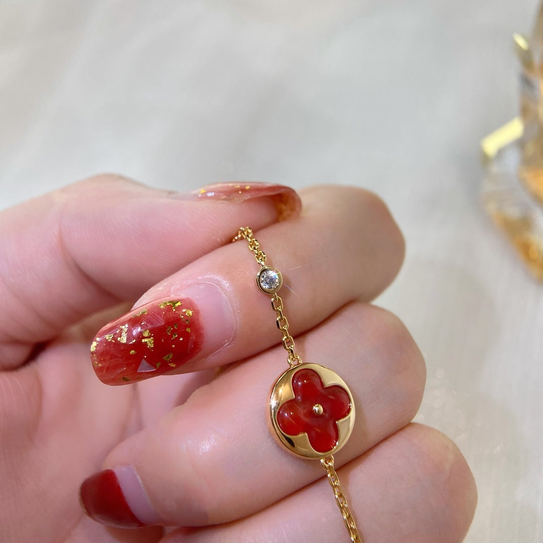 [Elara jewelsry ]SUN PEDANT CARNELIAN BRACELET