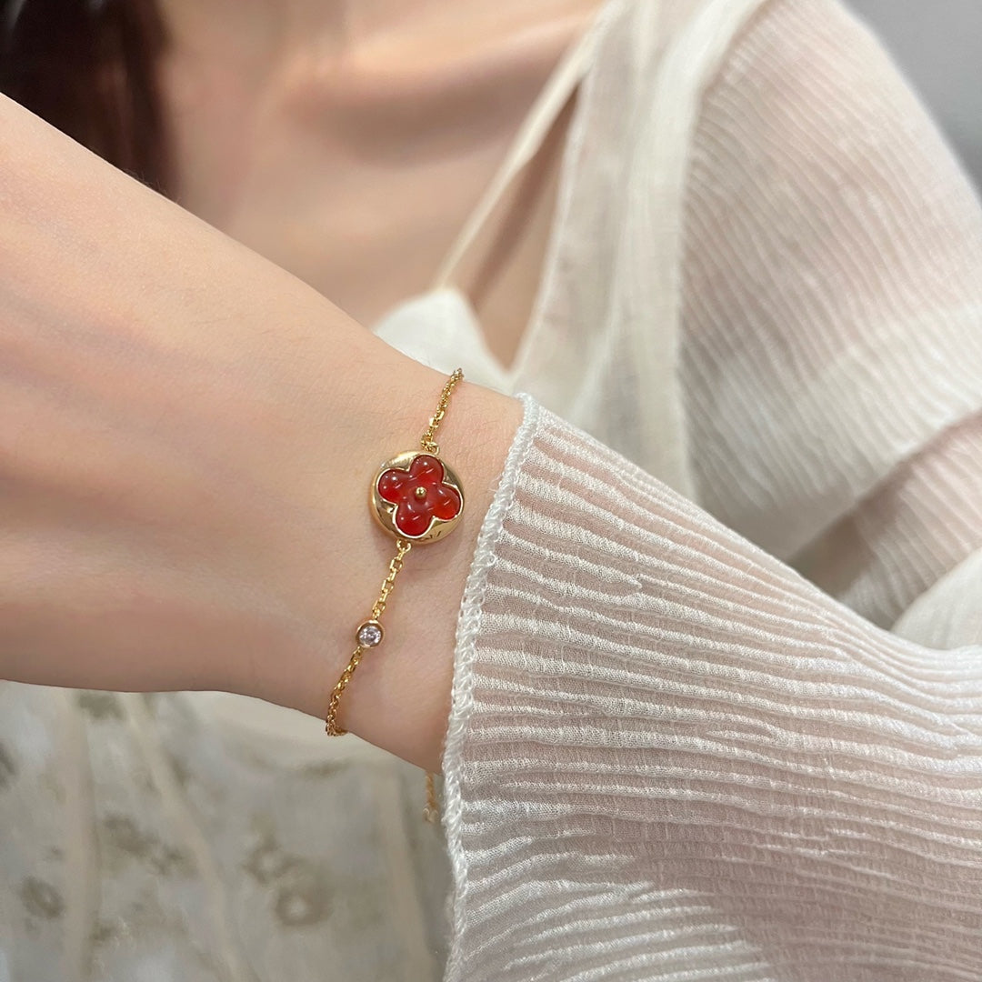 [Elara jewelsry ]SUN PEDANT CARNELIAN BRACELET