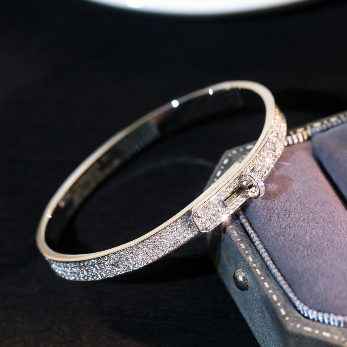 [Elara jewelsry ]KELLY BRACELET DIAMOND PAVED