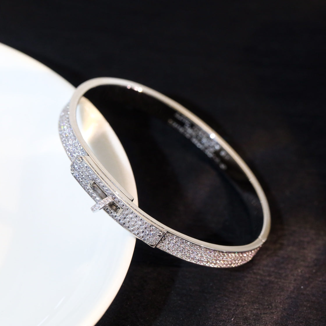 [Elara jewelsry ]KELLY BRACELET DIAMOND PAVED