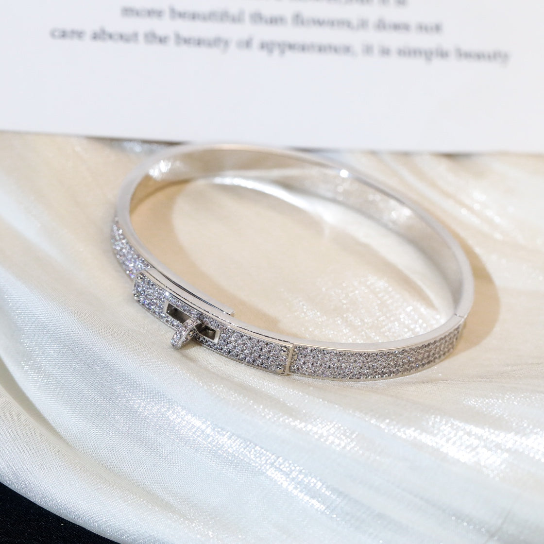 [Elara jewelsry ]KELLY BRACELET DIAMOND PAVED